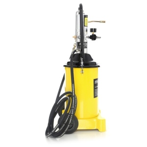 Pompa de gresat actionata pneumatic recipient 12L KraftDele KD1443 TBC – echipament profesional, 12L, Kraft&Dele