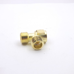 Ramificatie tip T din alama ptr. compresor 3/8" - 3/8" - 1/4" NR.1150 - Img 2