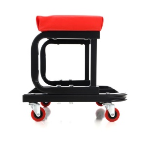 Scaun service auto cu sertar scule roti 360 grade KraftDele KD375 – echipament profesional, Kraft&Dele