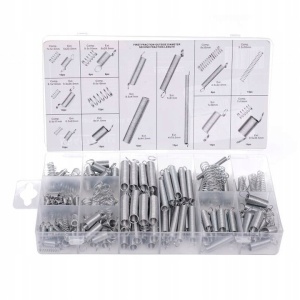 Set de 200 arcuri metalice de intindere si compresie de diferite dimensiuni - Img 2