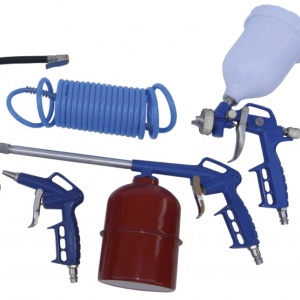 Set aer comprimat, pistol pneumatic, vopsit 8 piese ADLER AD-27Z – echipament profesional