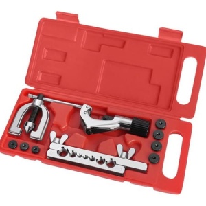 Set profesional pentru sertizat și evazat capete conducte de frână, 10 piese, cu valiză, CD12528