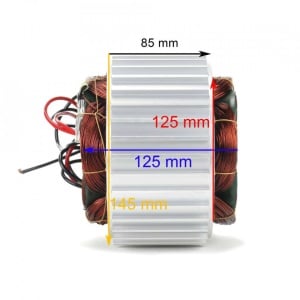 Stator motor 1100W pentru compresor fara ulei B-STATOR.1100W - Img 4