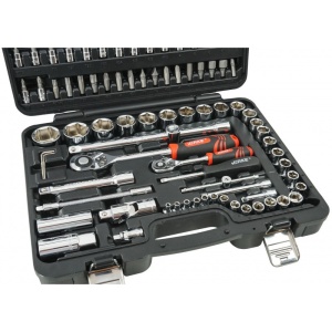 Trusa Scule Tubulare, Imbus, Clicheti, Torx 94 elemente V39065 Verke - Img 3