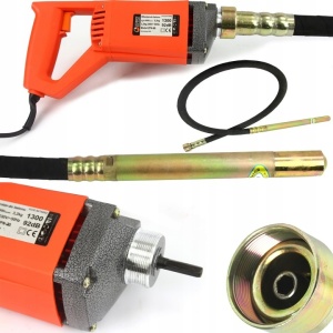 ⚡ Vibrator de beton profesional 1300W cu lance flexibilă 200CM/35MM | Model XM79492 - Img 1