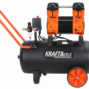 Compresor Fără Ulei 50L 2200W 295L/min 10 Bar – Performanță Profesională Heavy Duty | XD1393 - Img 5