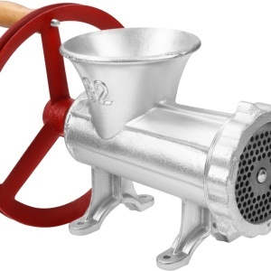 Mașină manuală de tocat carne nr. 32 KraftDele KD4194, din aliaj de fontă galvanizată, cu 3 site și accesorii pentru cârnați