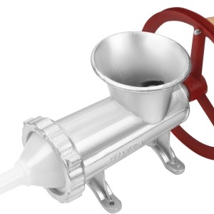 Mașină manuală de tocat carne nr. 32 KraftDele KD4194, din aliaj de fontă galvanizată, cu 3 site și accesorii pentru cârnați - Img 8
