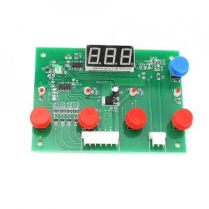 Modul de control cu 4 căi Barracuda B-MODUL.4 pentru compresor fără ulei cu 4 motoare, cu voltmetru și afișaj LED