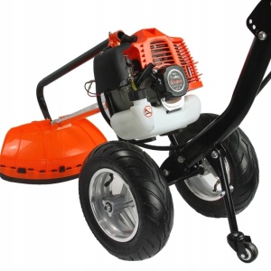 Motocoasa pe roti, masina de tuns iarba 2CP 1.4Kw 42cm XM83107 + casca protectie - Img 6
