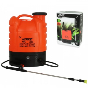 Pulverizator electric cu acumulator 18L Verke V90079, 12V, lance telescopică metalică și duză reglabilă