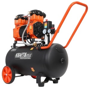 Compresor Fără Ulei 50L 2200W 295L/min 10 Bar – Performanță Profesională Heavy Duty | XD1393 - Img 2