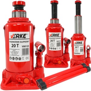 Cric hidraulic tip butelie 20 tone VERKE V80125 - Img 1