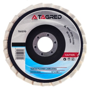 Disc lustruire metal material netesut 125mm TA1070 TAGRED - Img 1