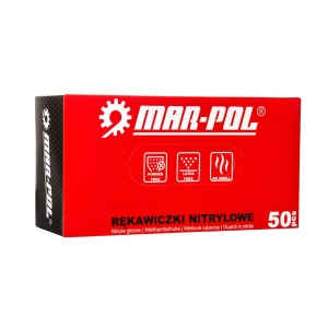 Manusi nitril XL 50 buc. MXM90263 – echipament profesional