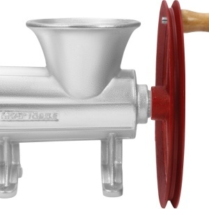 Mașină manuală de tocat carne nr. 32 KraftDele KD4194, din aliaj de fontă galvanizată, cu 3 site și accesorii pentru cârnați - Img 5