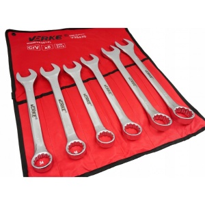 Set chei combinate inelare si drepte 34-50mm 6 elemente V35430 Verke - Img 3