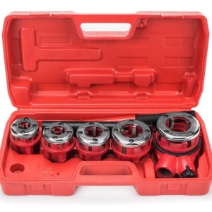 Set clupa filiera filetat manuala 5 piese 3/8"; 1/2"; 3/4"; 1"; 1 1/4" MXM55810
