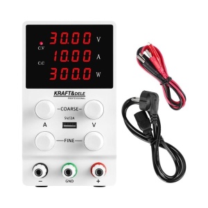 Sursă de laborator reglabilă XD5870 – 0-30V, 0-10A, Afișaj digital de precizie, Protecție scurtcircuit, Eficiență >85% - Img 4