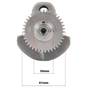 Arbore cotit motoare termice 6.5CP 19mm 20x30x25mm V60362x Verke - Img 2