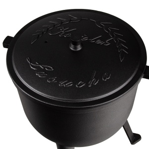Ceaun pirostrii din fontă 10L, pentru gătit tradițional – XM90033 - Img 8