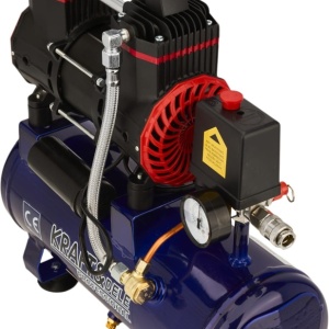 Compresor Fără Ulei 9L 1200W 155L/min – Compact, Silențios și Ușor de Transportat | KraftDele KD2127 - Img 4