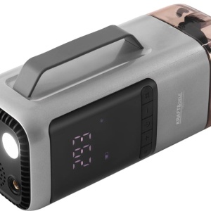 Dispozitiv multifuncțional auto XD5498 cu aspirator, jump starter, pompă, suflantă, lanternă LED și powerbank - Img 2