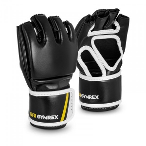 Manusi MMA dimensiunea S/M negre fara degete GR-GGR S/M 10230137 Gymrex - Img 3