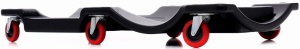 Pat atelier auto pe roți 36 inch XD350, ergonomică, cu 6 roți pivotante și suport moale pentru cap - Img 8