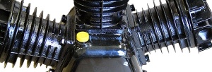 Pompa compresor de aer cu 3 pistoane 7.5kW 900L/min pentru butelie 200-500L B-1407 – arzător pe gaz, 7.5kW, 900L