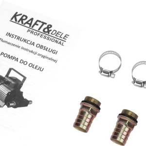 Pompă electrică pentru transfer ulei și motorină KraftDele KD3570, 900 W, debit 45 l/min, IP55 - Img 11