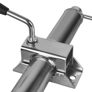 Roată de sprijin pentru remorcă XD469 cu colier de prindere, capacitate 150 kg, roată 200 mm - Img 11