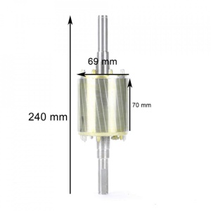 Rotor motor 550W pentru compresor fara ulei B-ROTOR.550W - Img 3