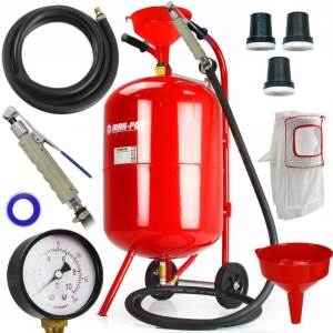 Sablator cu rezervor 76L Mar-Pol M80592, tip sifon, 4,3-7,5 bar, consum aer 400-700 l/min