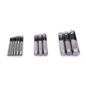 Set 12 dornuri pentru gaurire, preducele 3-19mm KD11202 KraftDele - Img 2