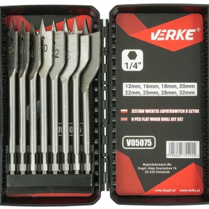 Set 8 burghie plate pentru lemn V05075