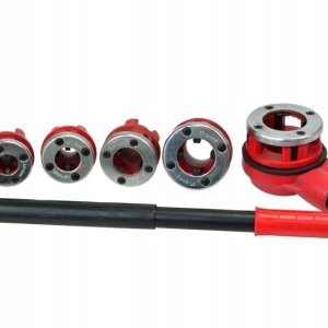 Set clupa filiera filetat manuala 5 piese 3/8"; 1/2"; 3/4"; 1"; 1 1/4" MXM55810 – echipament profesional