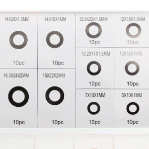 Set saibe din cupru diferite dimensiuni 150 elemente KraftDele KD10503 - Img 4
