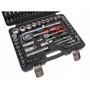 Trusa Scule Tubulare, Imbus, Clicheti, Torx 108 elemente V39066 Verke - Img 2