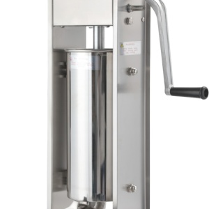 Aparat manual de umplut cârnați KraftDele KD4132, capacitate 5 kg, 4 pâlnii, inox, pentru preparate de casă și mezeluri