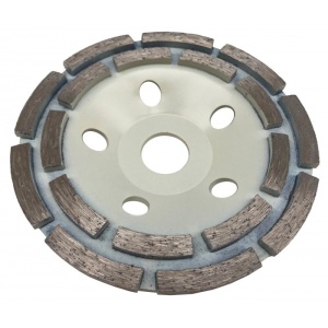 Disc diamantat pentru slefuit beton tip segment 125mm x 22.2mm V44201 Verke – echipament profesional