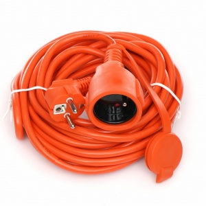 Prelungitor electric de grădină CD4023, 10 m, 3x1,5 mm, cu clapetă de protecție pentru uz casnic și exterior - Img 4