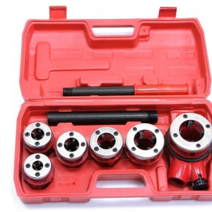 Set clupa filiera filetat manuala 6 piese 1/4"; 3/8"; 1/2"; 3/4"; 1"; 1 1/4" MXM55820 – echipament profesional