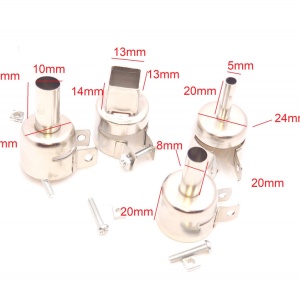 Set de 4 duze pentru statie de lipit cu aer cald NR.1303 - Img 1