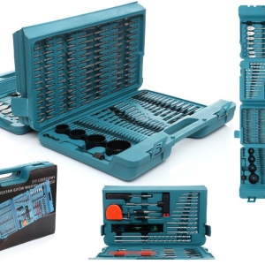Set scule, burghie, freze 217 piese KraftDele KD990 TBC - Img 1