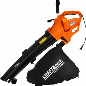 Suflantă electrică pentru frunze 3600W KraftDele KD5197, funcție aspirare și mărunțire 10:1, viteză reglabilă - Img 3