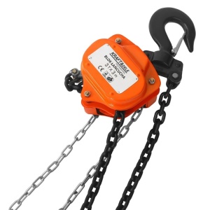 Troliu manual cu lanț KraftDele KD3501, capacitate 3T, înălțime de ridicare 3 m, pentru ridicare și coborâre sarcini grele - Img 9