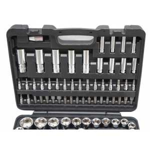 Trusa Scule Tubulare, Imbus, Clicheti, Torx 108 elemente V39066 Verke - Img 3
