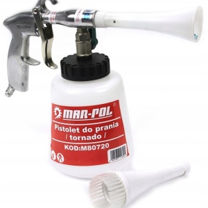 🔧 Pistol pneumatic Tornador pentru spălare tapițerie 280 l/min 1L – MXM80720 – echipament profesional, 280L