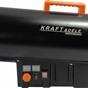 Aerotermă pe gaz LPG 60 kW KraftDele KD11702 cu termostat și afișaj, pentru hale, ateliere, depozite și spații mari - Img 4